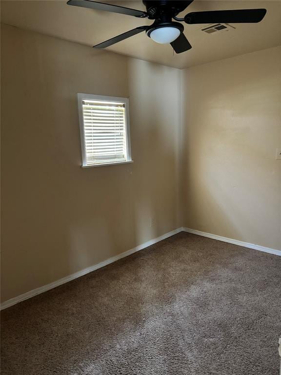 1540 Cross Rd, Altus, OK 29483 - empty room featuring ceiling fan and carpet floors