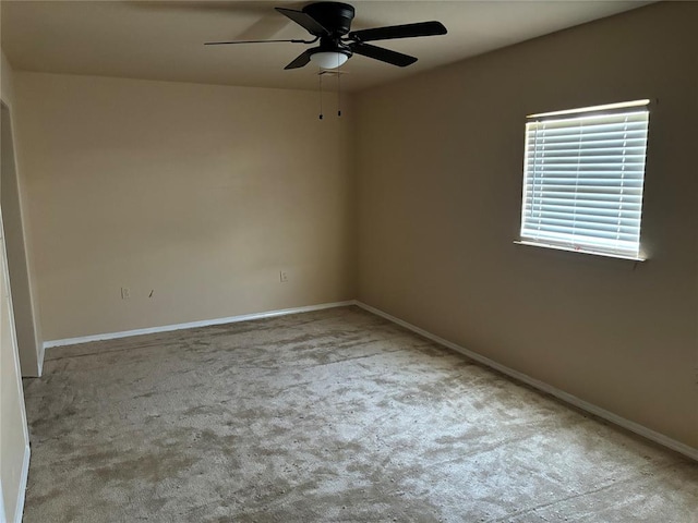 1540 Cross Rd, Altus, OK 29483 - carpeted empty room with a ceiling fan and baseboards