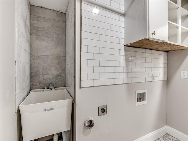 3157 NW 25th St, Oklahoma City, OK 73107 - washroom featuring hookup for an electric dryer and hookup for a washing machine