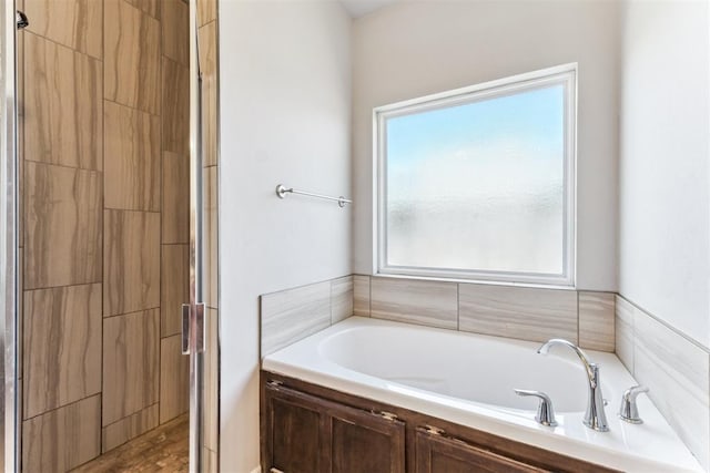 868 Phils Way, Piedmont, OK 73078 - bathroom featuring a bath and a shower stall