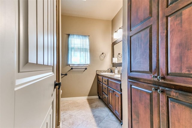 3393 Creek View Ct, Newcastle, OK 73065 - full bath featuring double vanity and baseboards