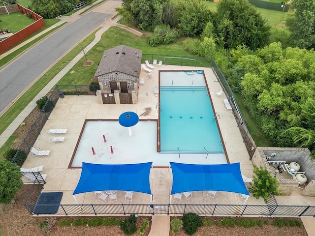14500 Gravity Falls Ln, Oklahoma City, OK 73142 - view of swimming pool