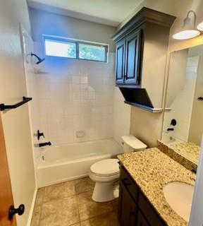 3805 Highridge, Edmond, OK 73003 - bathroom with vanity and shower / tub combination
