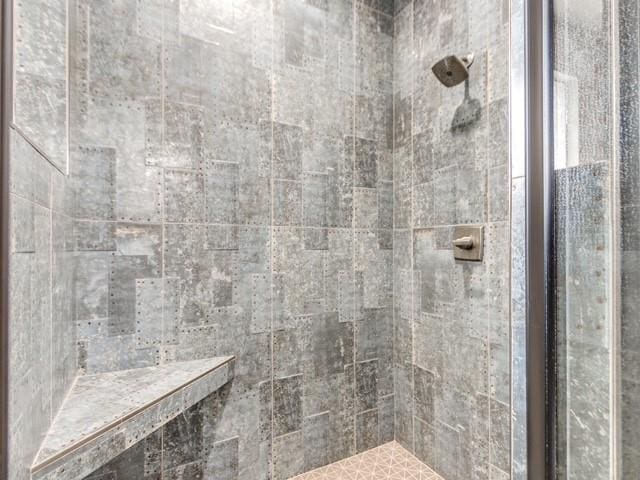 3805 Highridge, Edmond, OK 73003 - full bathroom with a tile shower
