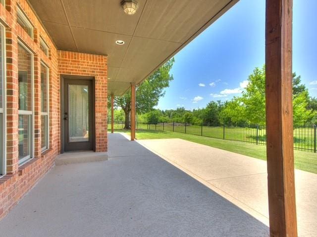 3805 Highridge, Edmond, OK 73003 - view of patio