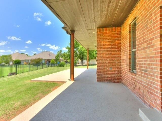 3805 Highridge, Edmond, OK 73003 - view of patio