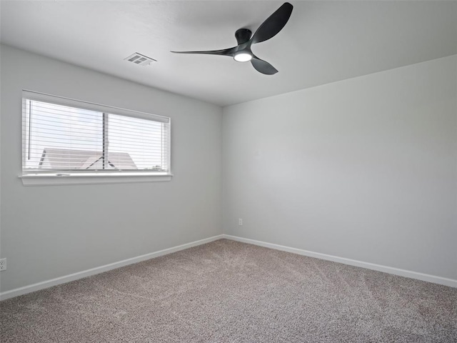 19608 Dalemead Way, Edmond, OK 73012 - carpeted spare room featuring ceiling fan and baseboards