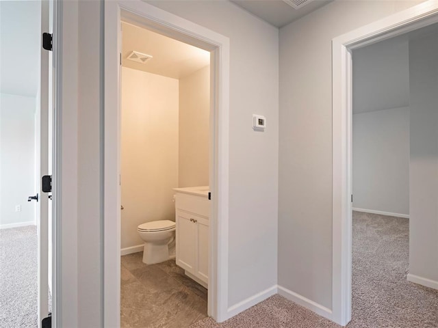 19608 Dalemead Way, Edmond, OK 73012 - bathroom with vanity and toilet