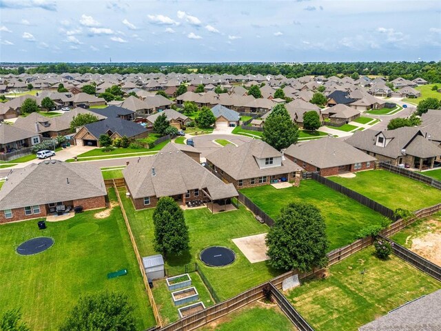 2716 Busheywood Dr, Yukon, OK 73099 - aerial view of residential area