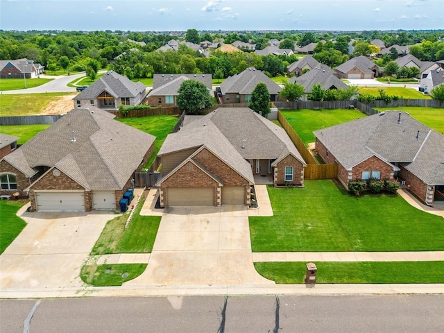 2716 Busheywood Dr, Yukon, OK 73099 - aerial perspective of suburban area