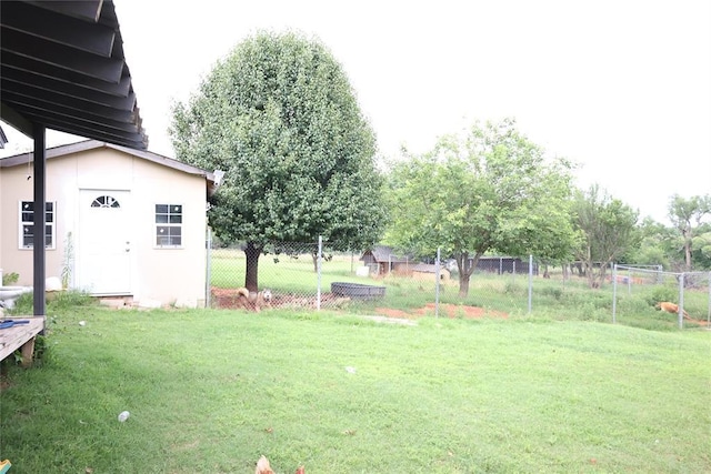12693 258th St, Blanchard, OK 73010 - view of yard featuring an outbuilding