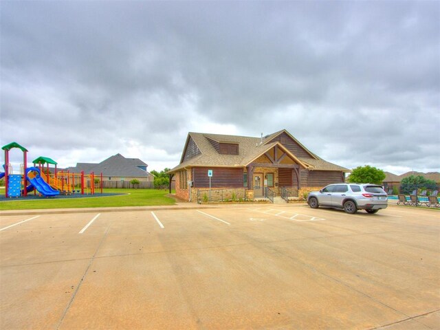 9320 NW 84th St, Yukon, OK 73099 - view of property featuring uncovered parking