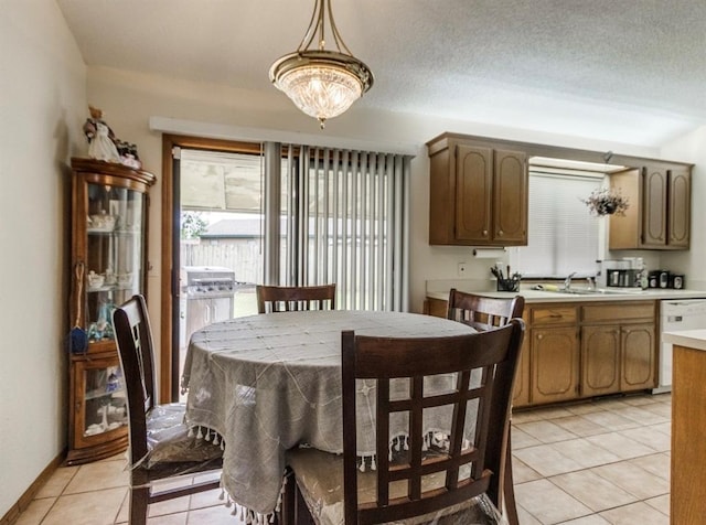 302 W Branches Way, Mustang, OK 73064 - dining room featuring light tile patterned floors and a chandelier