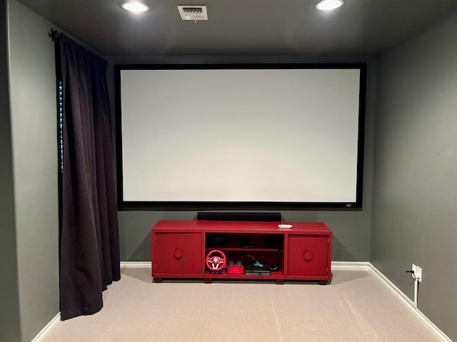 20301 Flowered Meadows Way, Edmond, OK 73012 - carpeted cinema with recessed lighting