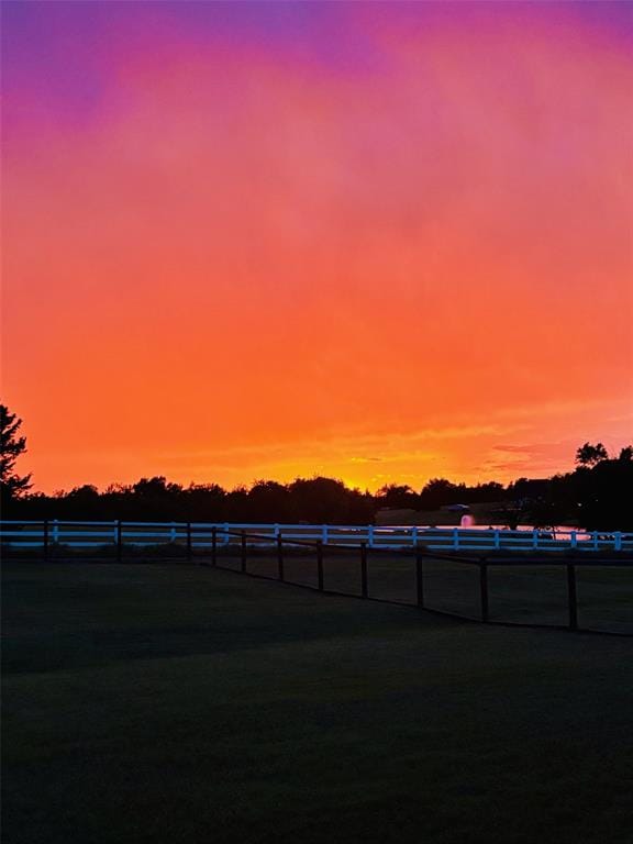 20301 Flowered Meadows Way, Edmond, OK 73012 - view of yard at dusk