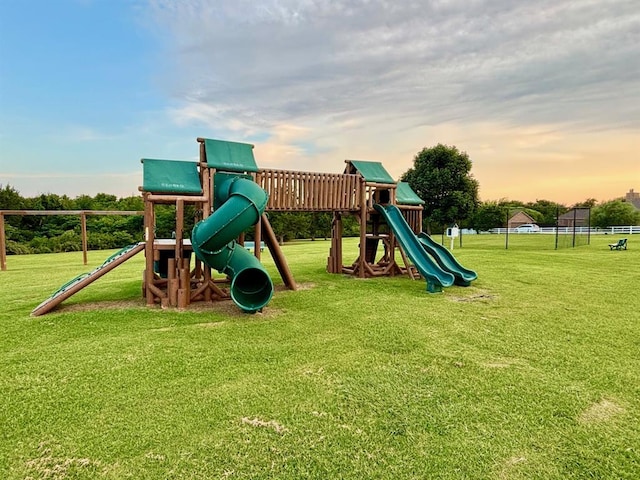 20301 Flowered Meadows Way, Edmond, OK 73012 - community play area featuring a lawn