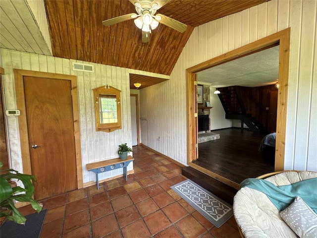 36166 Ew 1120th Rd, Seminole, OK 74868 - entrance to property featuring ceiling fan