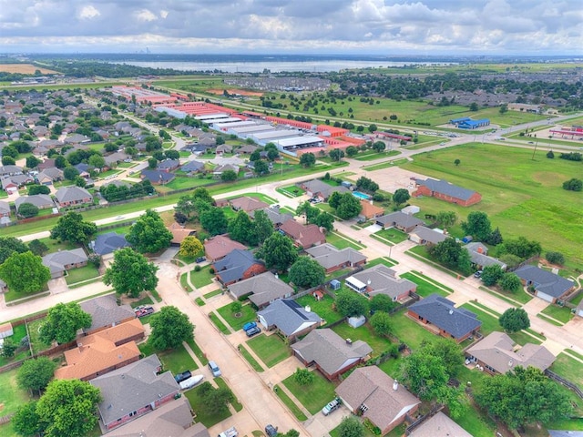 1408 Chimney Hill Rd, Yukon, OK 73099 - view of property location with a nearby body of water and nearby suburban area