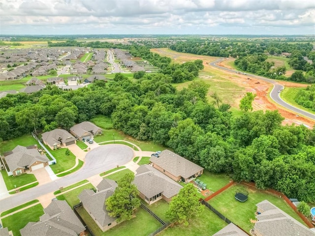 2204 Cale Cv, Yukon, OK 73099 - aerial perspective of suburban area
