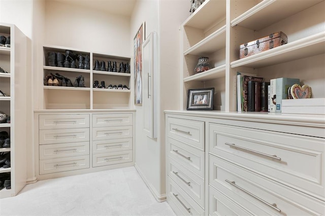 3617 Stagmoor Rd, Edmond, OK 73034 - walk in closet featuring light carpet
