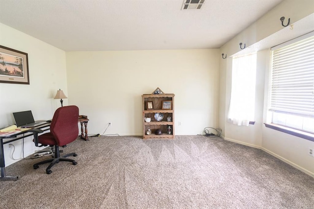 1383 N Peebly Rd, Choctaw, OK 73020 - office with carpet and baseboards