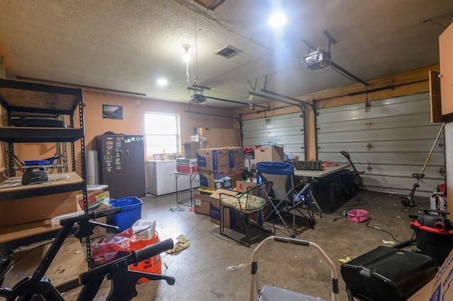 1383 N Peebly Rd, Choctaw, OK 73020 - garage with a garage door opener