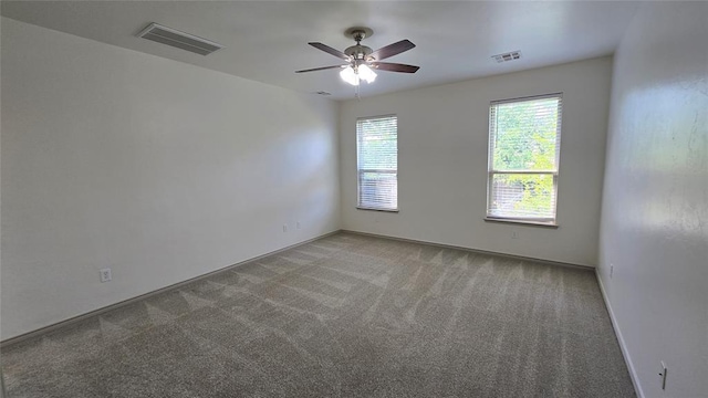 3441 NW 176th St, Edmond, OK 73012 - empty room with light carpet and ceiling fan