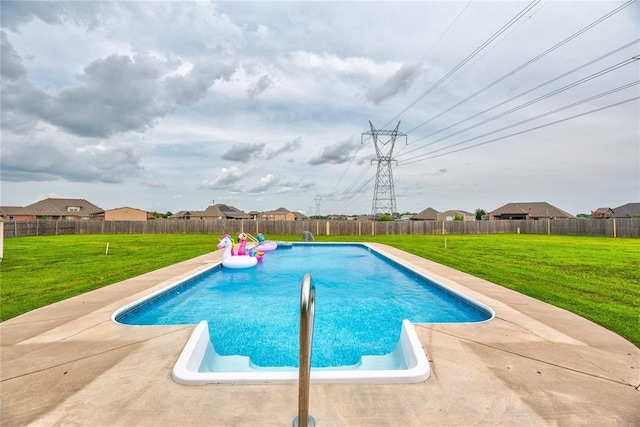 11620 Mallorca Dr, Oklahoma City, OK 73173 - view of pool with a fenced backyard and a patio area