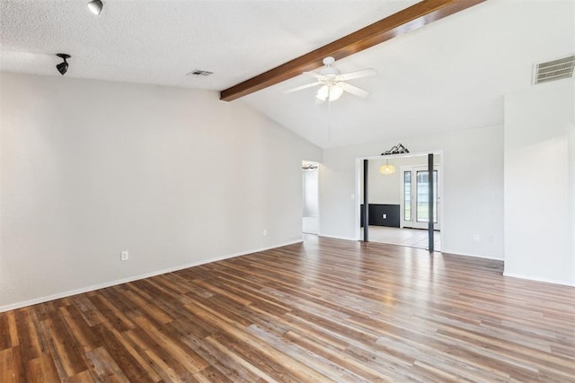 2309 Morning Glory Dr, Oklahoma City, OK 73159 - unfurnished living room with ceiling fan and wood finished floors