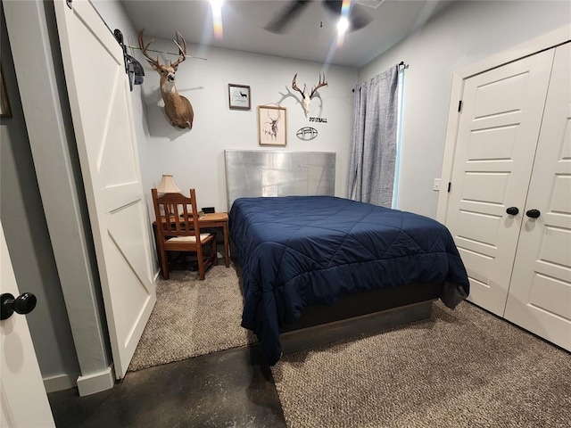 26784 Stirrup Ct, Blanchard, OK 73010 - bedroom featuring a ceiling fan and baseboards