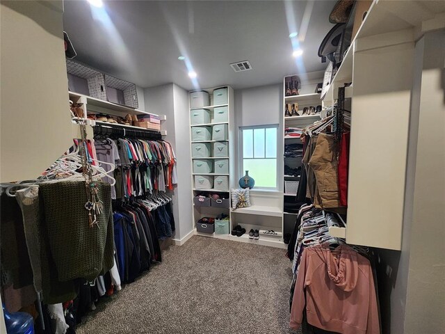 26784 Stirrup Ct, Blanchard, OK 73010 - spacious closet featuring carpet
