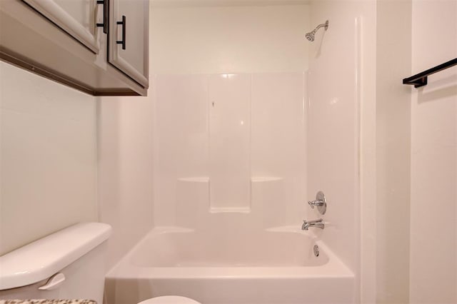 11116 SW 37th St, Mustang, OK 73064 - bathroom featuring toilet and shower / bath combination