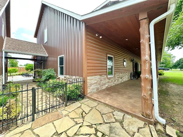 17701 S Rock Creek Rd, Shawnee, OK 74801 - view of patio
