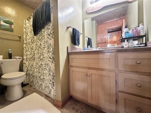 17701 S Rock Creek Rd, Shawnee, OK 74801 - full bathroom with vanity and curtained shower