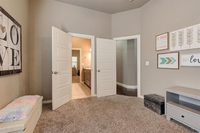 2473 Vellano Ln, Edmond, OK 73034 - bedroom with carpet flooring and baseboards