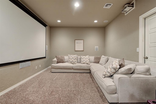 2473 Vellano Ln, Edmond, OK 73034 - cinema room featuring recessed lighting and carpet floors