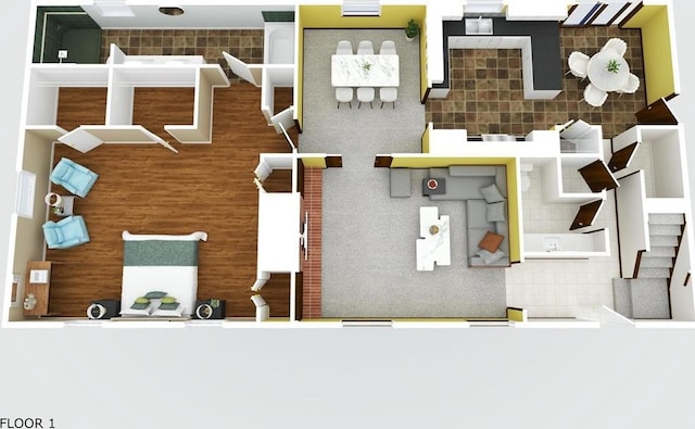 1317 Sue Ln, Choctaw, OK 73020 - view of property floor plan