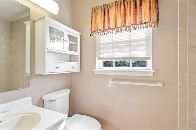 1317 Sue Ln, Choctaw, OK 73020 - bathroom featuring toilet and vanity