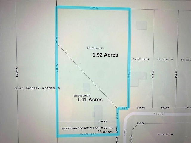 1317 Sue Ln, Choctaw, OK 73020 - parcel map