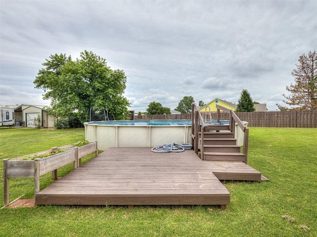 975 Garden Rd, Tuttle, OK 73089 - view of wooden terrace