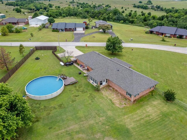 975 Garden Rd, Tuttle, OK 73089 - aerial perspective of suburban area