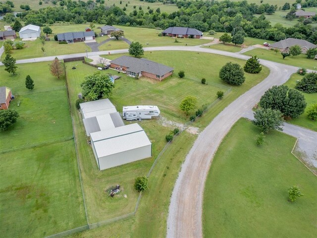 975 Garden Rd, Tuttle, OK 73089 - drone / aerial view