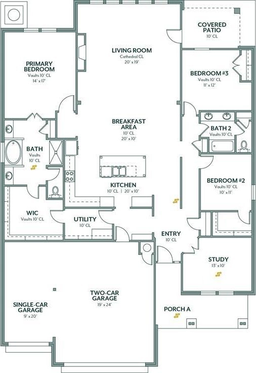 1420 SW 160th St, Moore, OK 73170 - view of room layout