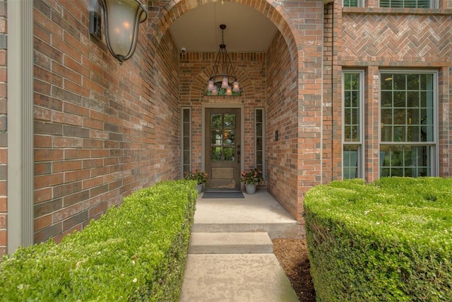1300 Oak Springs Ln, Edmond, OK 73034 - entrance to property with brick siding