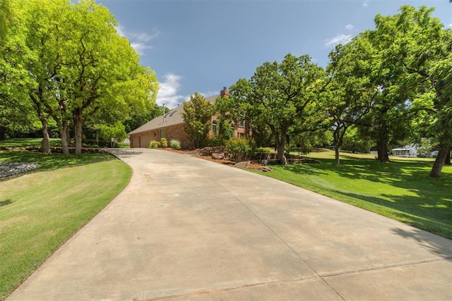 1300 Oak Springs Ln, Edmond, OK 73034 - view of front of home with a front yard