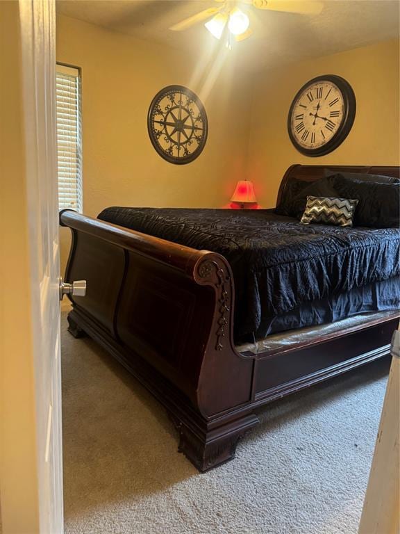 4306 NW Williams Ave, Lawton, OK 73505 - bedroom featuring carpet and a ceiling fan