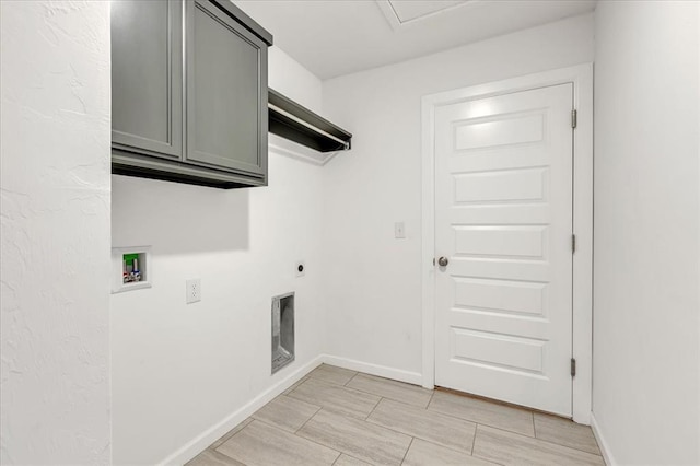 1108 Blackjack Creek Dr, Yukon, OK 73099 - washroom with washer hookup, hookup for an electric dryer, and cabinet space