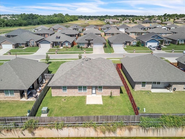 1108 Blackjack Creek Dr, Yukon, OK 73099 - aerial perspective of suburban area