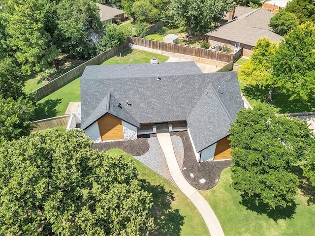 1205 Shalamar Rd, Edmond, OK 73013 - view from above of property