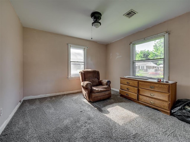 109 E Northrup Dr, Oklahoma City, OK 73110 - living area with carpet floors and baseboards
